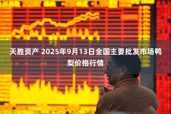 天胜资产 2025年9月13日全国主要批发市场鸭梨价格行情